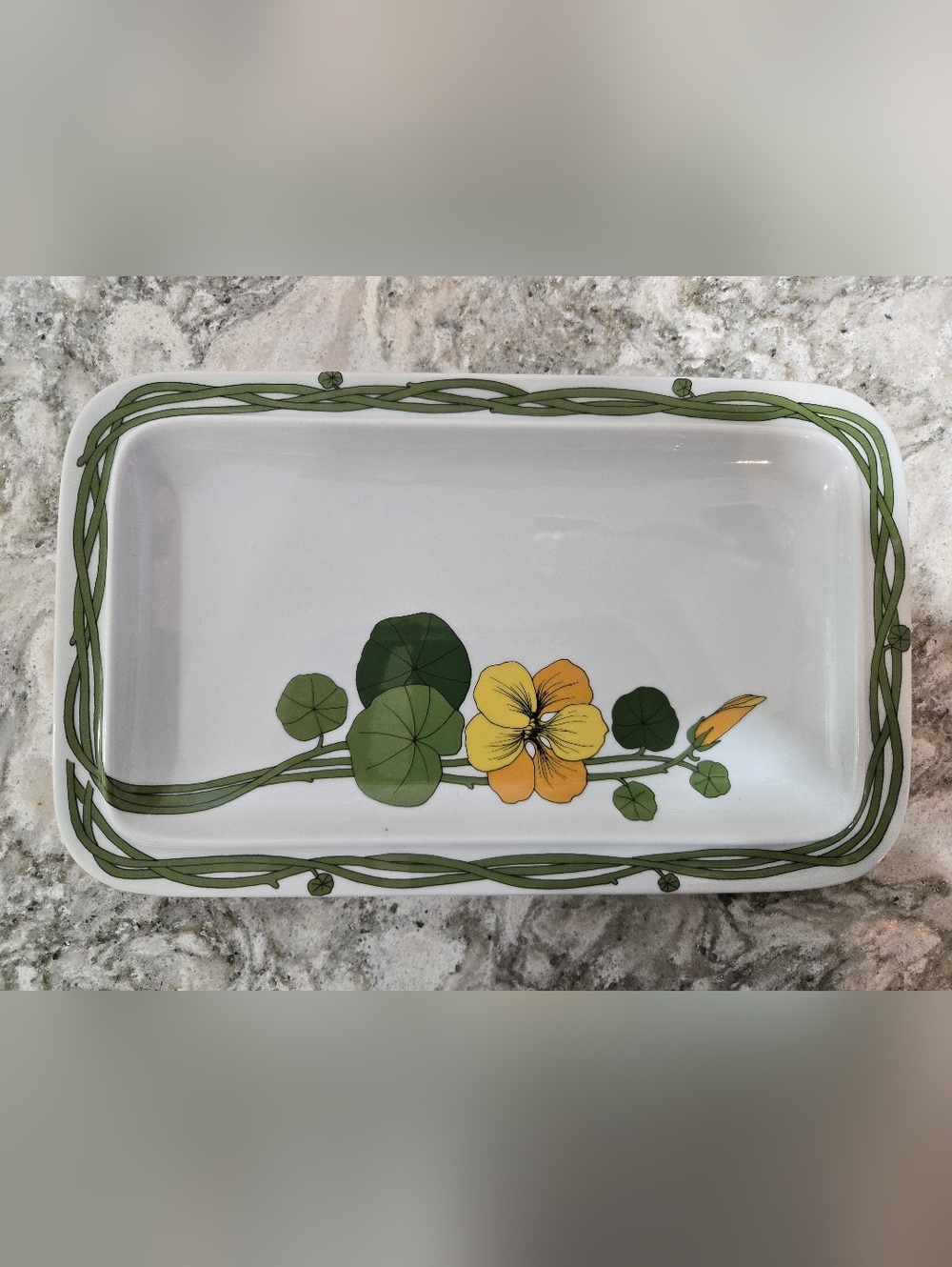 Vintage Thomas Nasturium 13" Tray Plate
